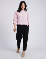 Elm - Rowan Shirt - Powder Pink - White & Co Living Tops