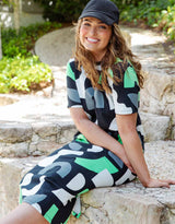 Stijl Dress - Abstract Yardage Print