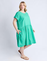 elm-sunset-hour-solid-dress-dress-gumdrop-green-womens-clothing