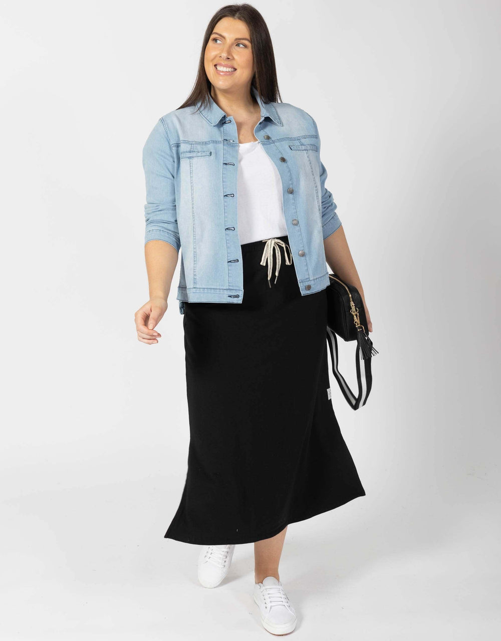 Elm - Travel Skirt - Black - paulaglazebrook Skirts