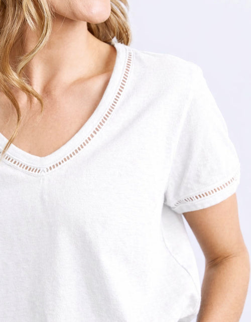 Victoria Short Sleeve Tee - White