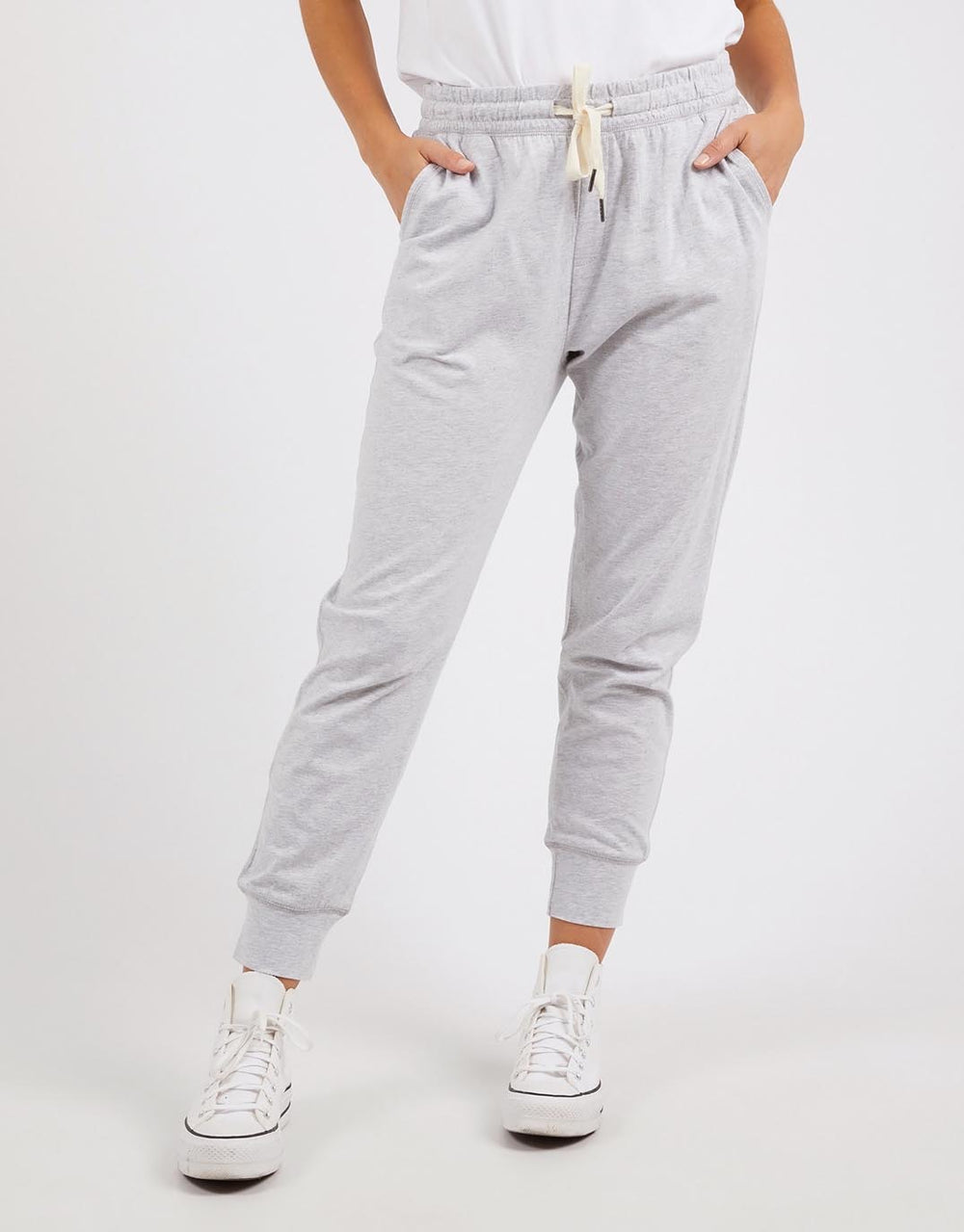 Wash Out Lounge Pants - Grey Marle
