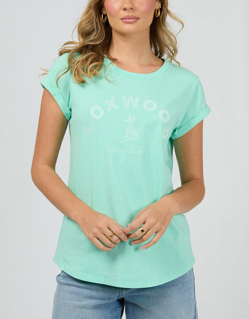 foxwood-effortless-tee-neon-mint-womens-clothing