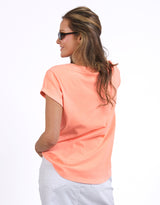 foxwood-effortless-tee-neon-peach-womens-clothing