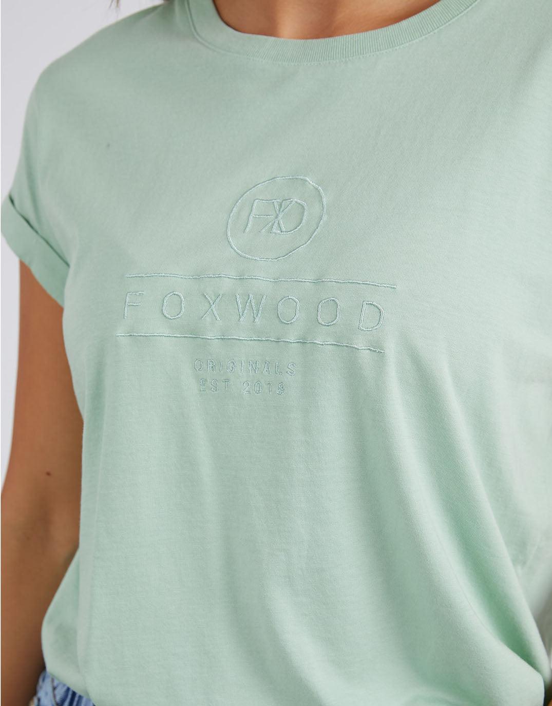 Foxwood - Everyday Tee - Fresh Mint - White & Co Living Tops