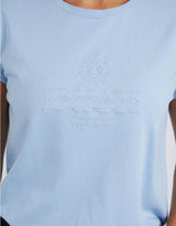 Foxwood - Everyday Tee - Sky Blue - White & Co Living Tops