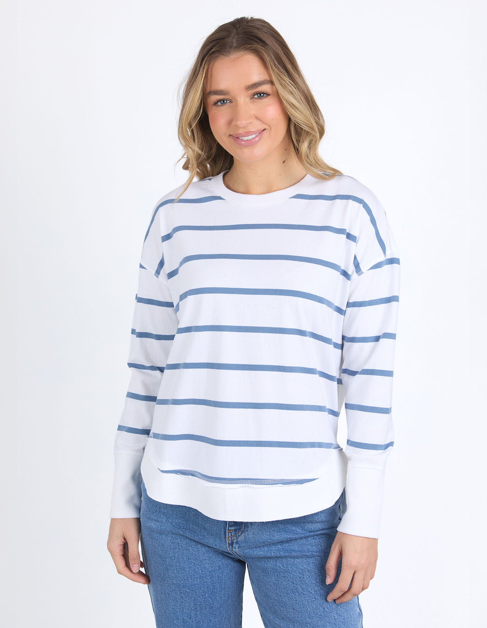 foxwood-farrah-stripe-long-sleeve-white-cornet-blue-stripe-womens-clothing