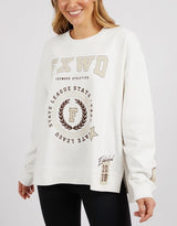 Foxwood - Get There Crew - Vintage White - White & Co Living Jumpers