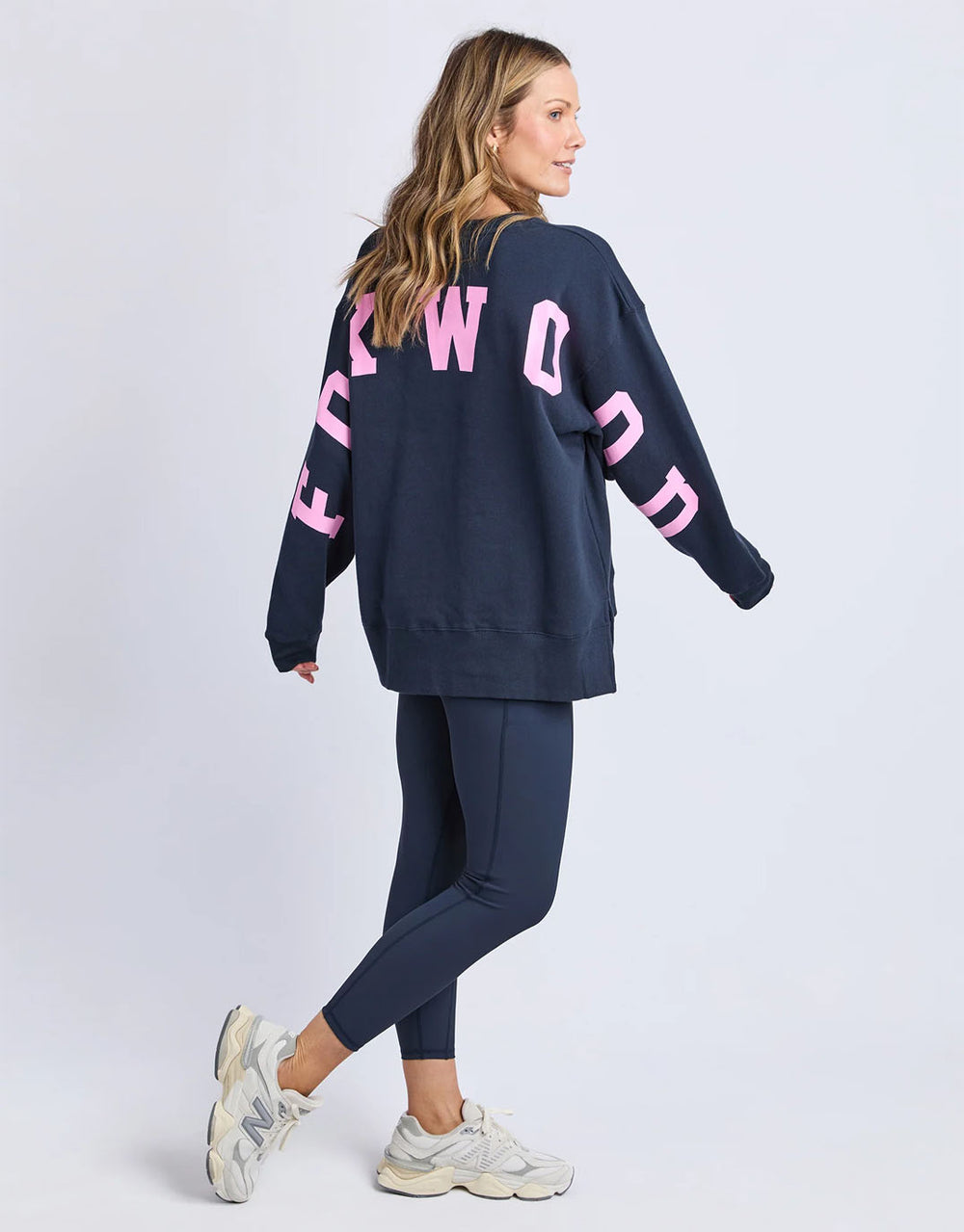 foxwood-interval-crew-navy-with-neon-pink-womens-clothing