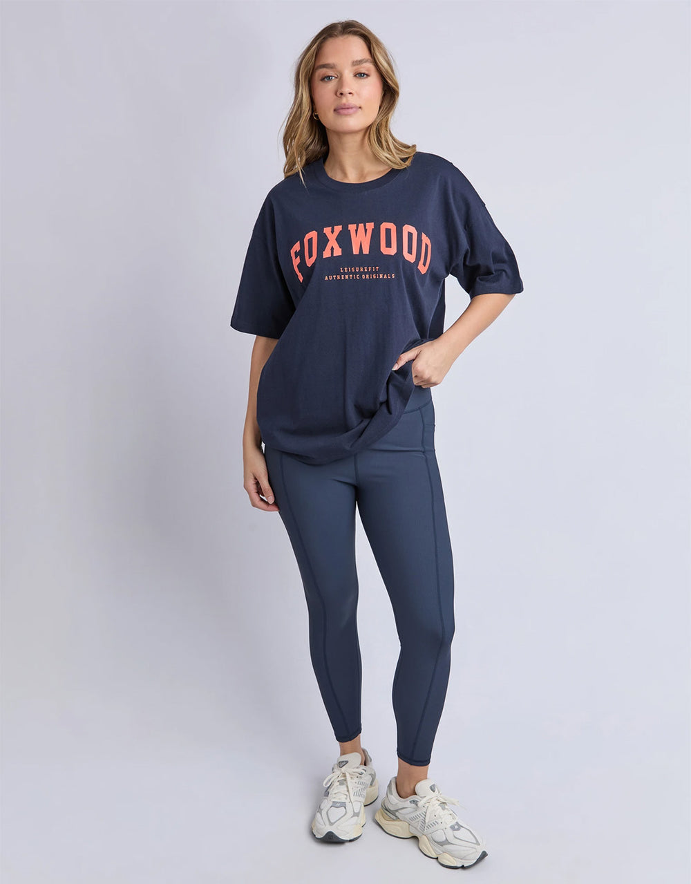foxwood-interval-tee-navy-orange-womens-clothing