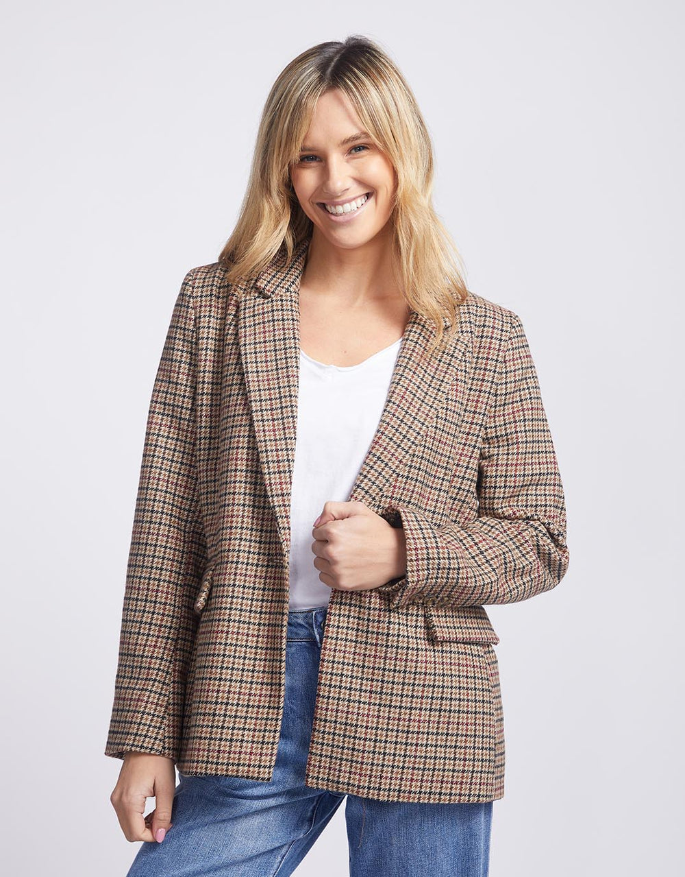 foxwood-isabella-blazer-check-womens-clothing