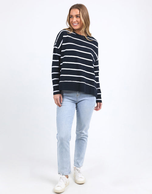 foxwood-jayne-stripe-throw-on-top-navy-white-stripe-womens-clothing