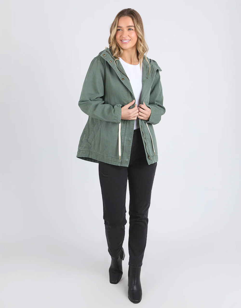 foxwood-kingston-anorak-khaki-womens-clothing