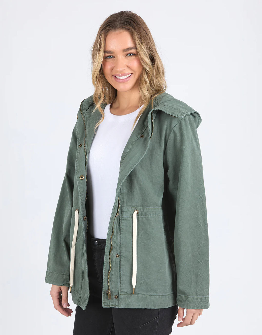 foxwood-kingston-anorak-khaki-womens-clothing