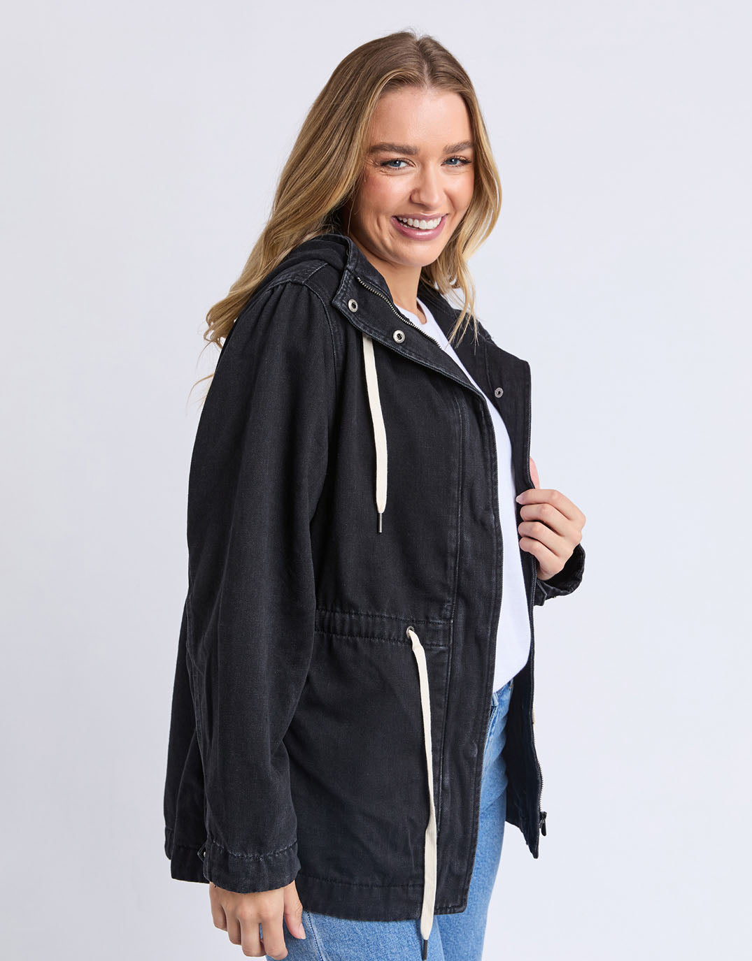 Kingston Anorak - Washed Black