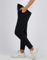 Foxwood - Lazy Days Pant - Black - White & Co Living Pants