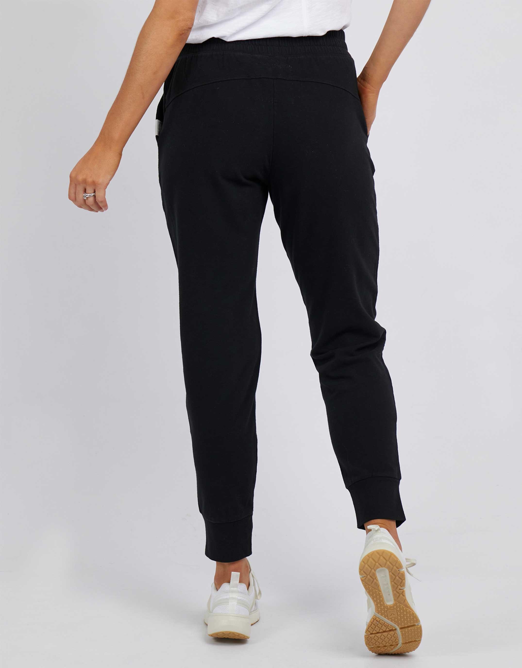 Foxwood - Lazy Days Pant - Black - White & Co Living Pants