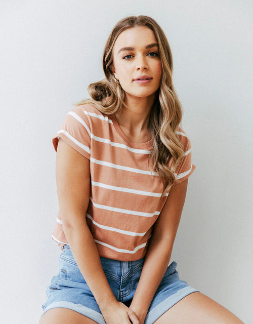 foxwood-manly-stripe-tee-clay-womens-clothing