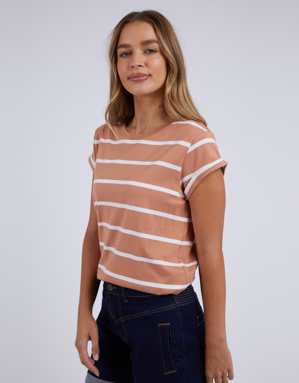 foxwood-manly-stripe-tee-clay-womens-clothing