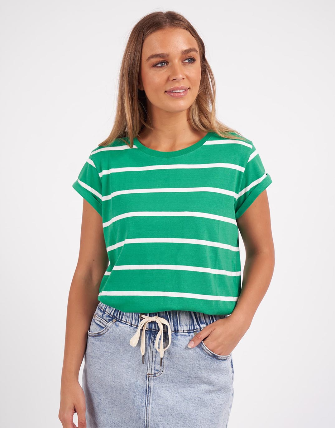 foxwood-manly-stripe-tee-green-white-stripe-womens-clothing