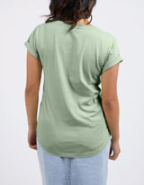 Foxwood - Manly Vee Tee - Mint - White & Co Living Tees & Tanks