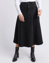 foxwood-potter-skirt-washed-black-womens-clothing