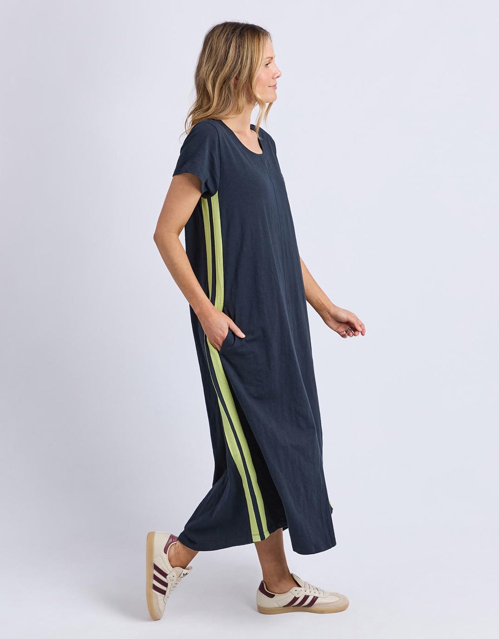 foxwood-recovery-dress-navy-neon-lemon-womens-clothing