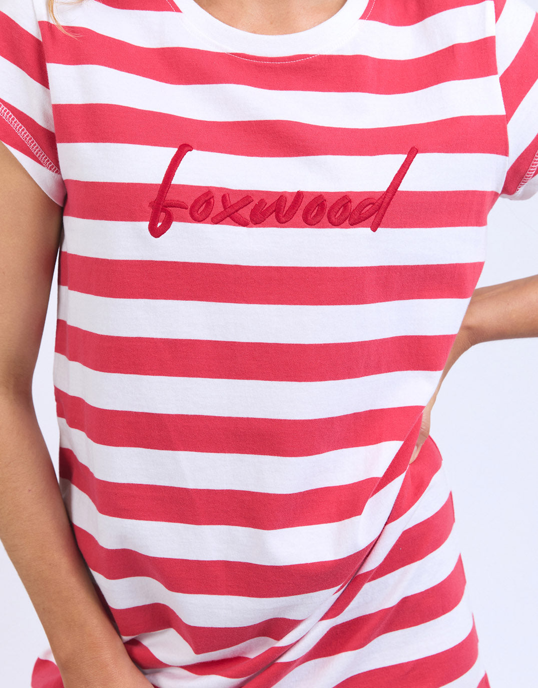 foxwood-signature-stripe-tee-dress-crimson-womens-clothing