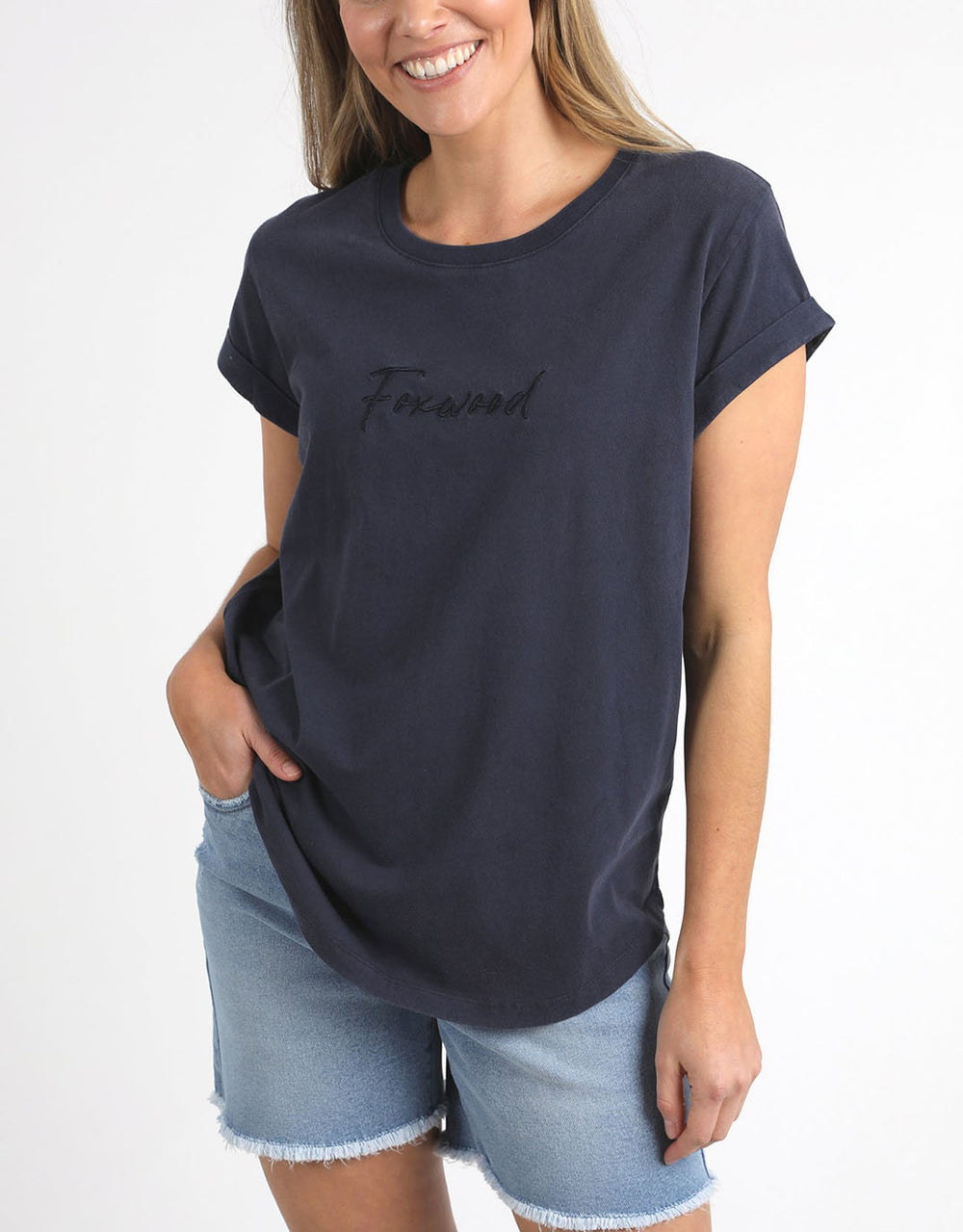 foxwood-signature-tee-navy-womens-clothing