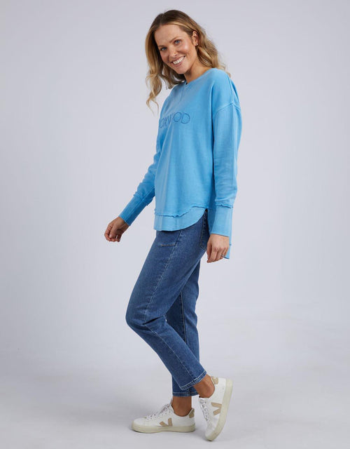 Foxwood - Simplified Crew - Bright Blue - White & Co Living Jumpers