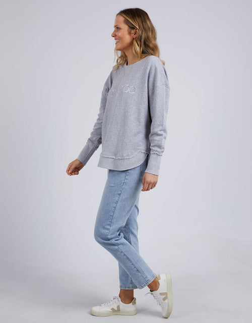 Foxwood - Simplified Crew - Grey Marle - White & Co Living Jumpers