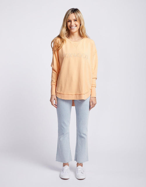 Foxwood - Simplified Crew - Melon - White & Co Living Jumpers