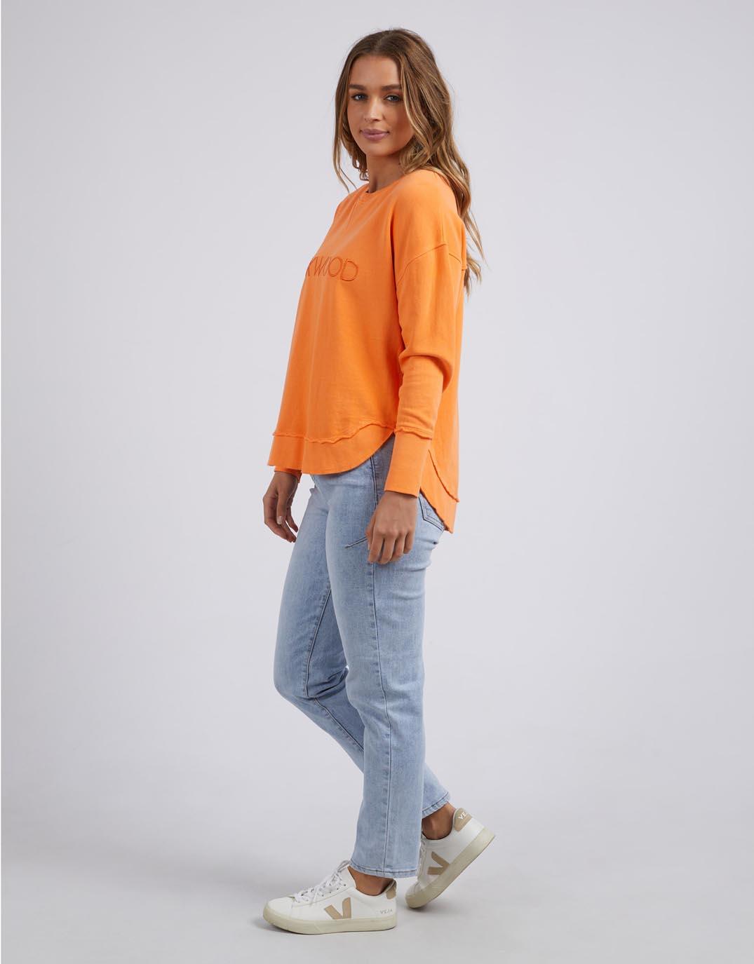 Foxwood - Simplified Crew - Orange - White & Co Living Jumpers