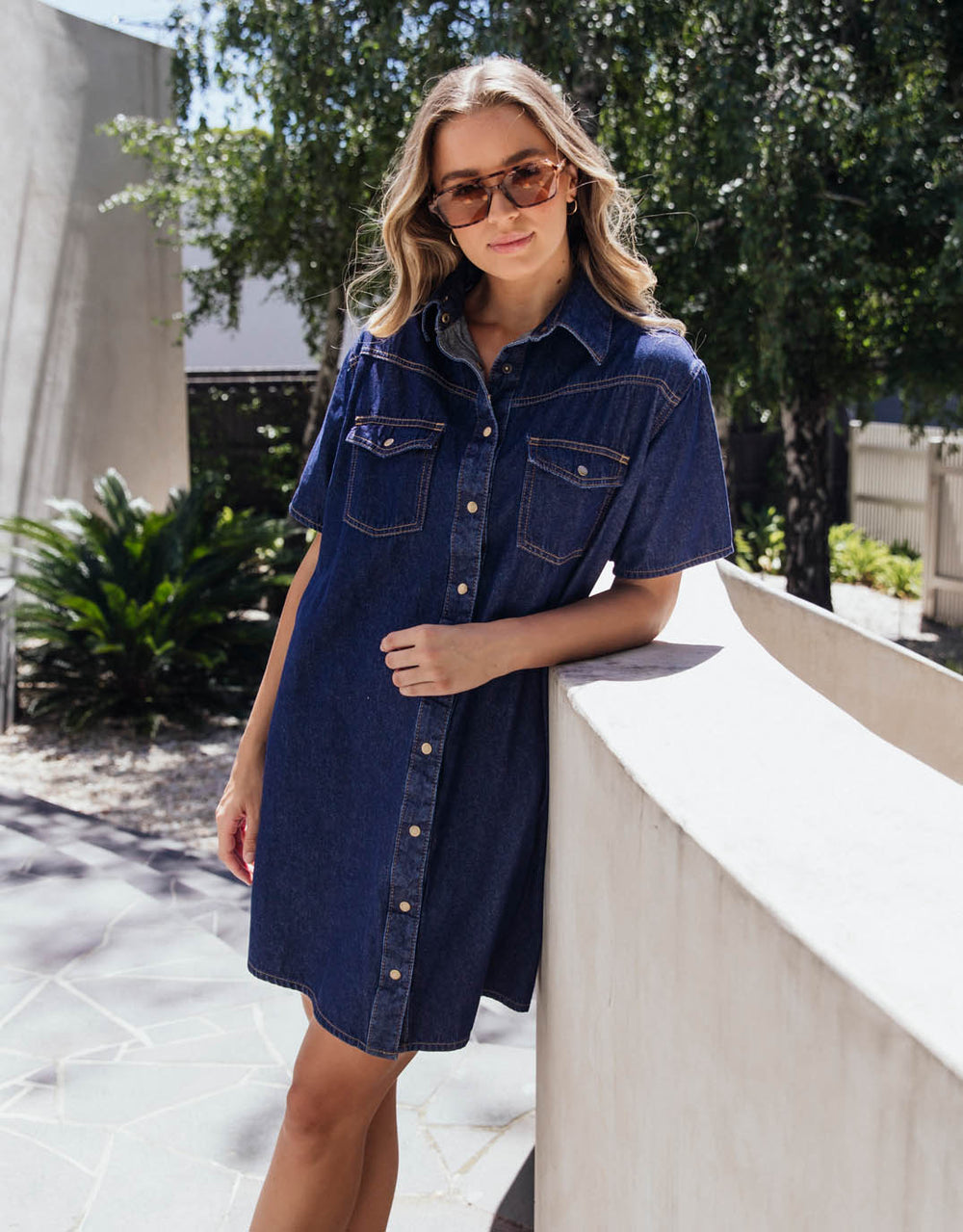 Denim sale dress