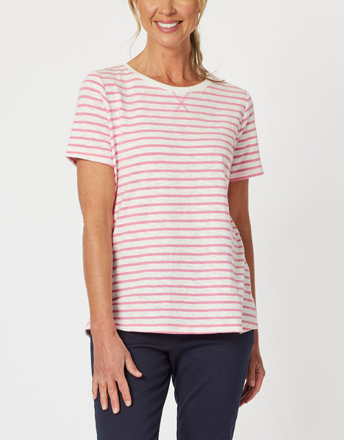 gordon-smith-classic-stripe-tee-coral-womens-clothing