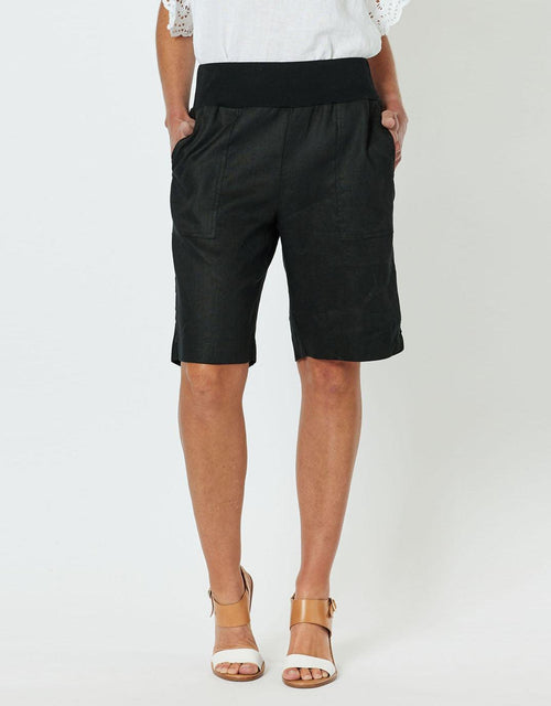 Gordon Smith - Jersey Waist Short - Black - White & Co Living Shorts