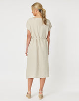 gordon-smith-patio-stripe-midi-dress-natural-womens-clothing