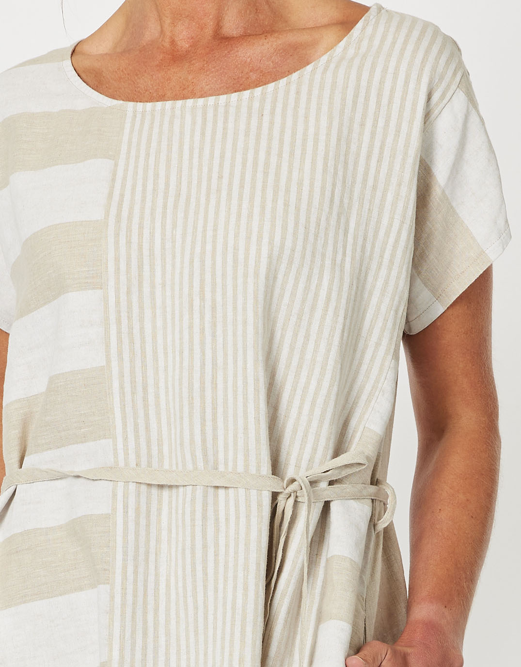 gordon-smith-patio-stripe-midi-dress-natural-womens-clothing