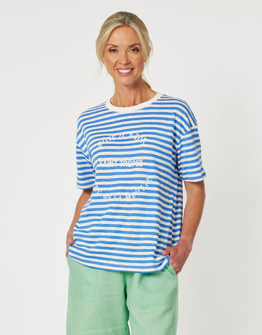 gordon-smith-saint-tropez-stripe-tee-blue-womens-clothing