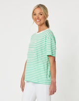 gordon-smith-saint-tropez-stripe-tee-mint-womens-clothing