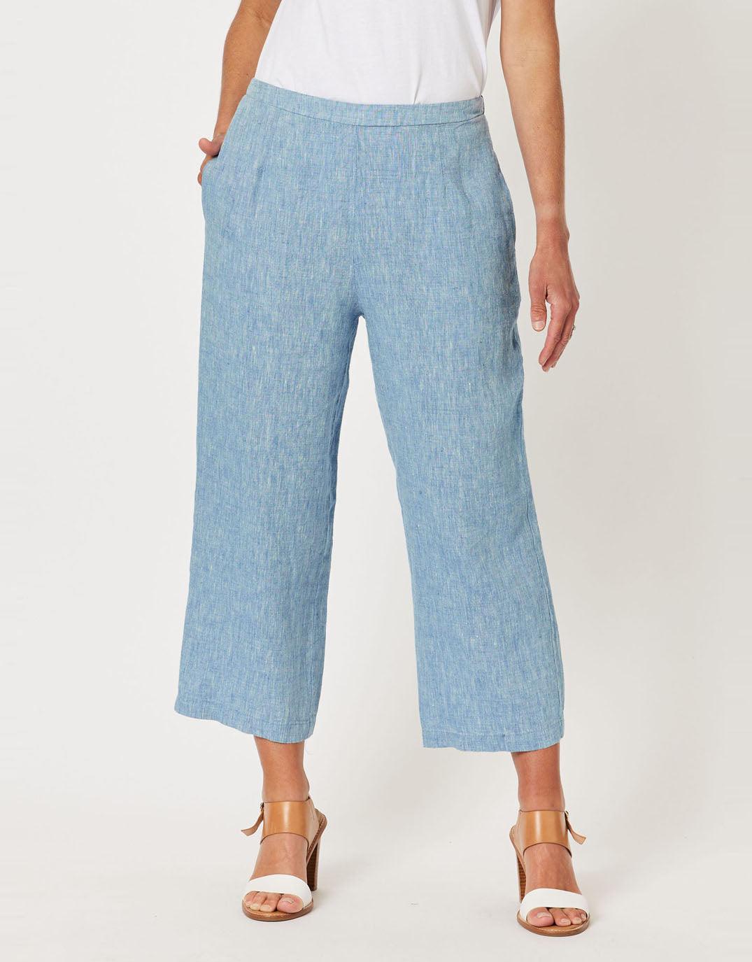 Gordon Smith - Sanctuary Pant - Indigo - White & Co Living Pants