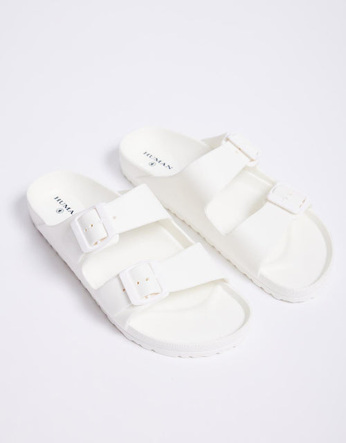Human Shoes - Ripe Slide - White - White & Co Living Shoes