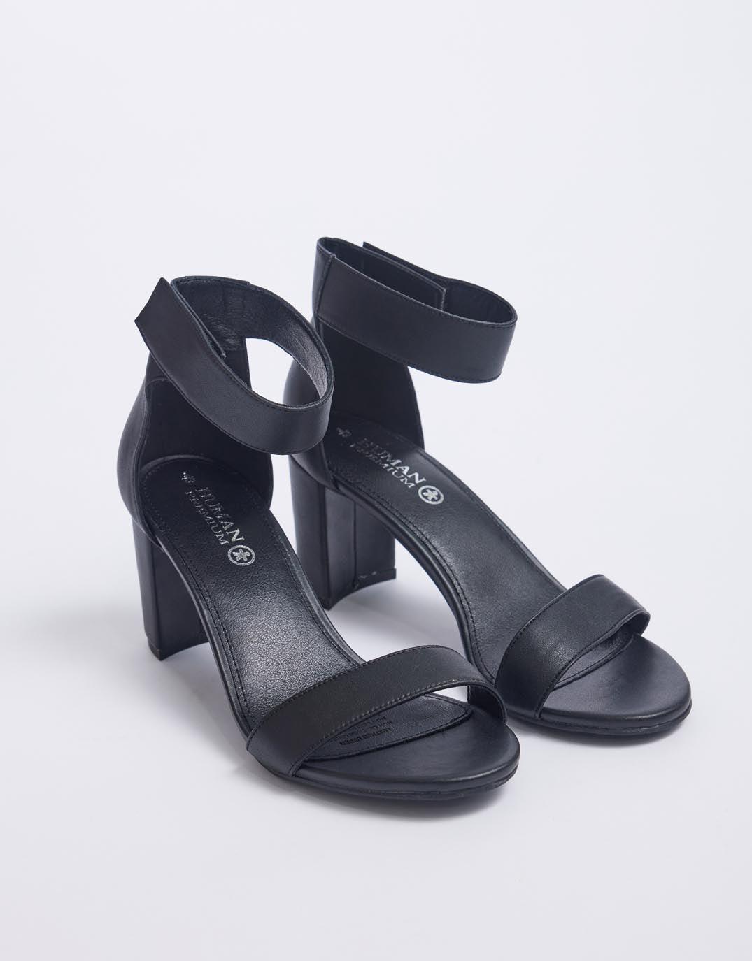 Human Shoes - Tesla Heels - Black - White & Co Living Shoes