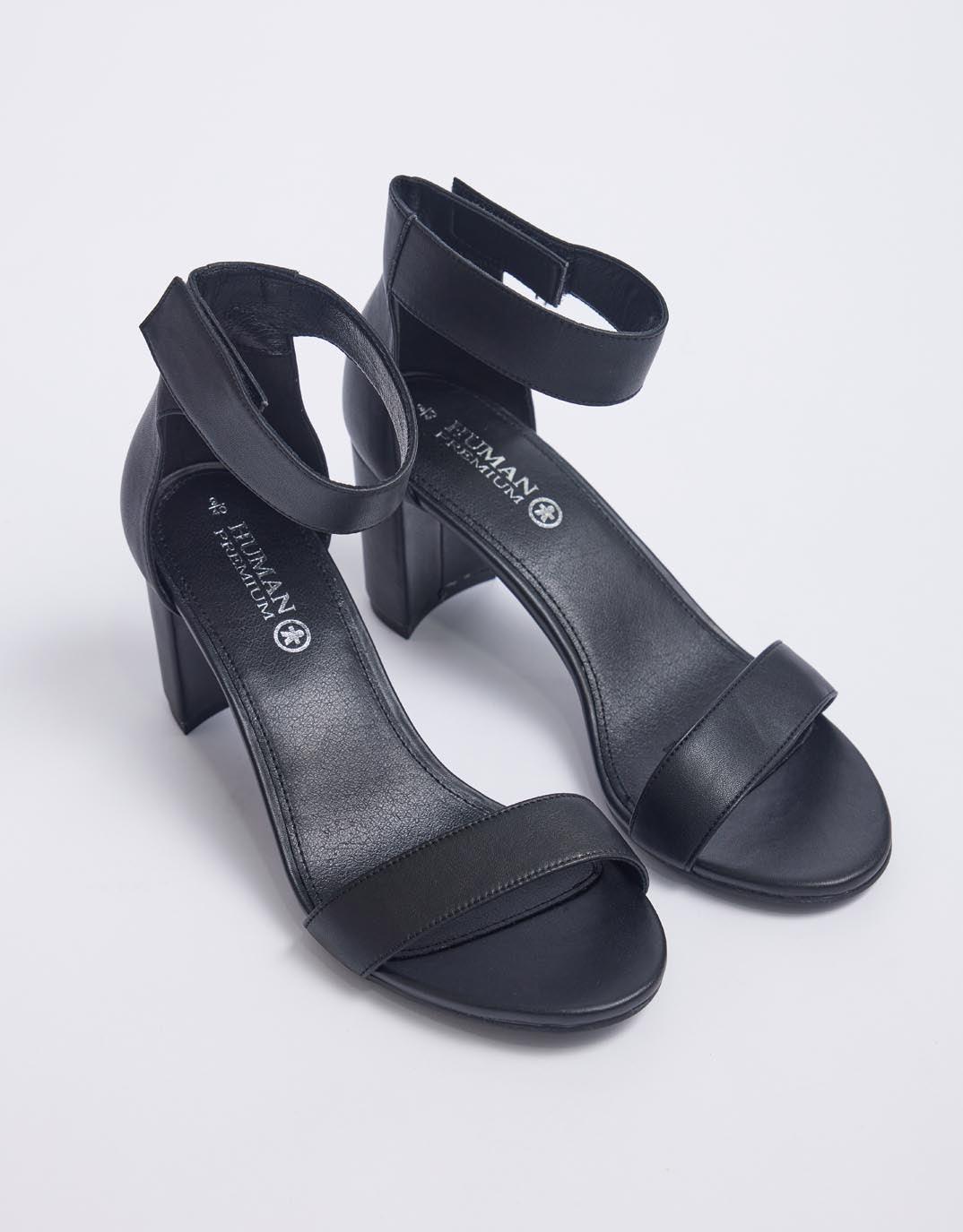 Human Shoes - Tesla Heels - Black - White & Co Living Shoes