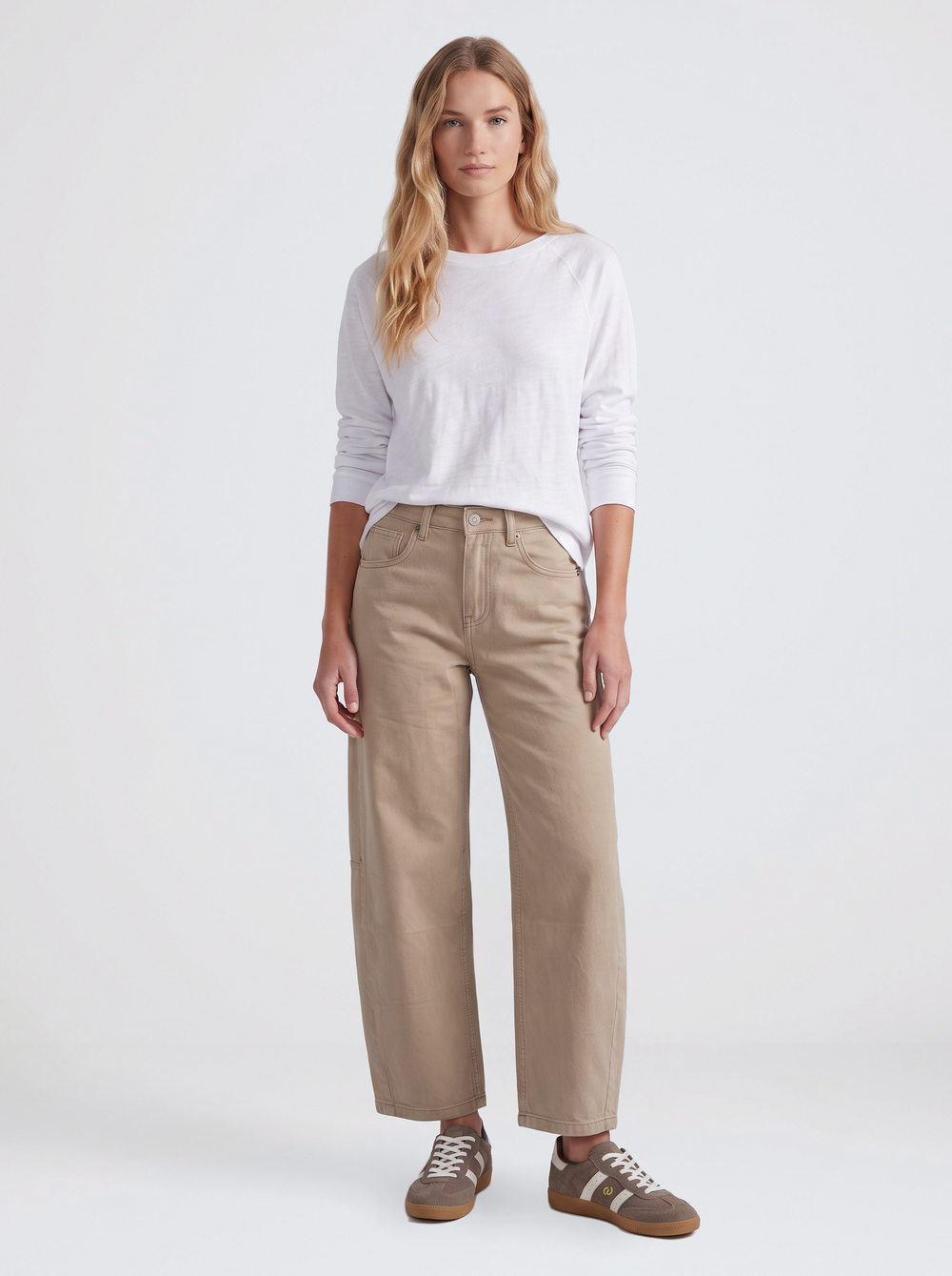 Idaho Barrel Jean - Beige