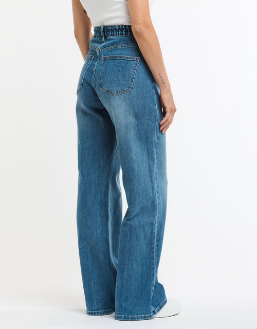 Emma Wide Leg Jeans - Denim