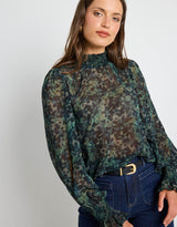 ivy-jack-emphatic-ditsy-print-shirred-neck-long-sleeve-top-khaki-womens-clothing