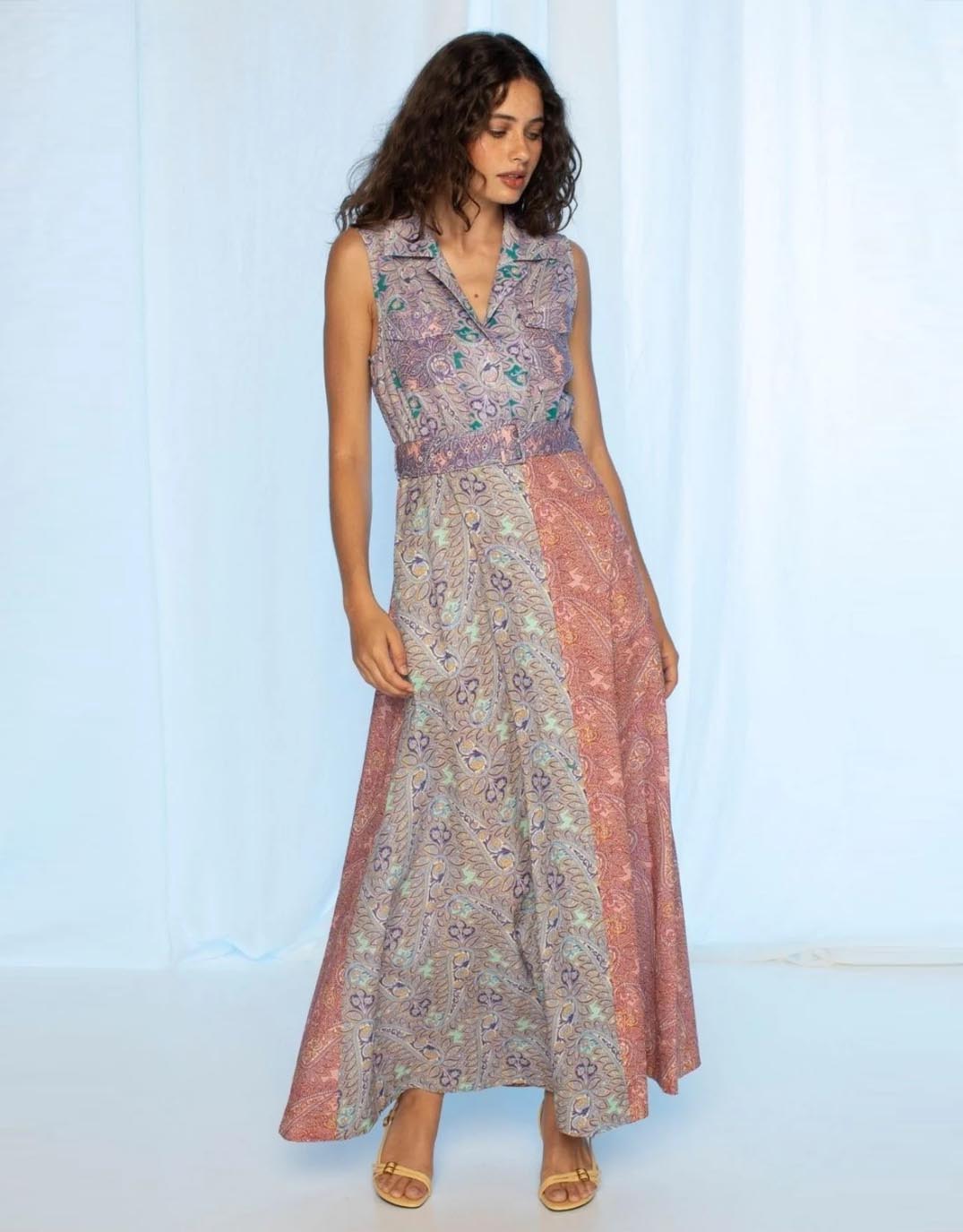knee length dresses for ladies Buy Patricia Cotton Maxi Dress - Multi Kachel for Sale Online United States