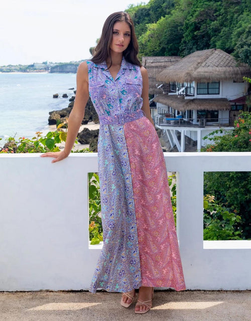 kachel-patricia-cotton-maxi-dress-multi-womens-clothing