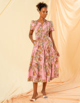 Sally Dress - Rosa Paisley